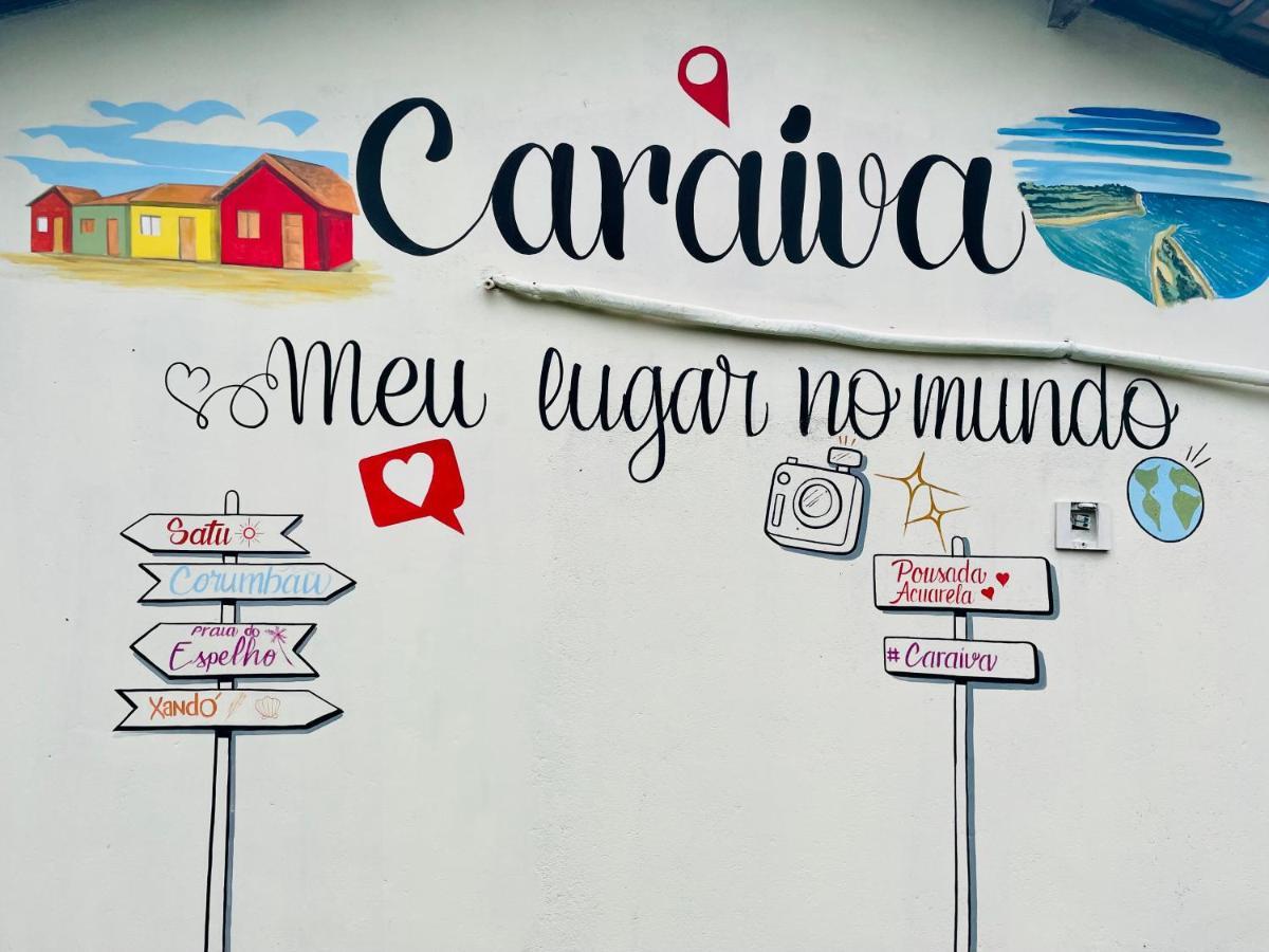 Pousada Aquarela Caraíva Esterno foto